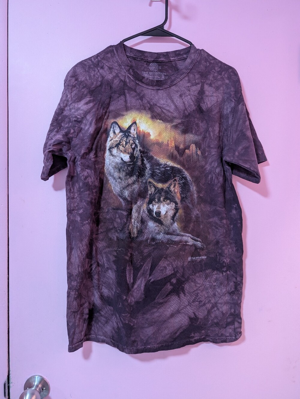 The Mountain Tie-Dye Wolf T-Shirt